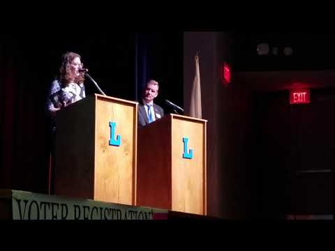 leominster High /school debate between State Rep. Natalie Higgins and challenger Rich Palmieri