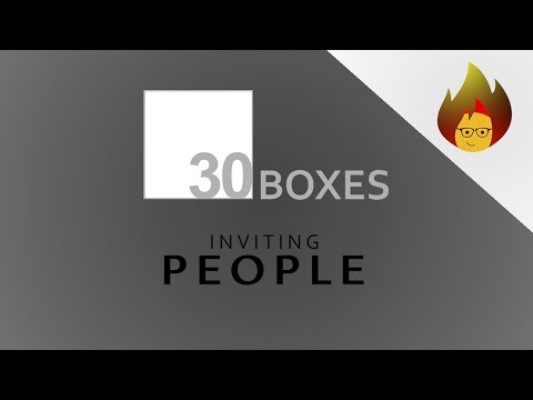 INVITING PEOPLE - How to add? | 30 BOXES