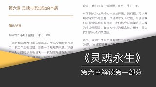 《灵魂永生》第六章解读第一部分——灵魂到底是什么？