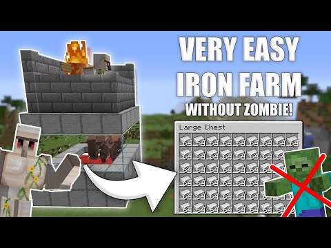 Minecraft iron farm 1.19+1.20 (TUTORIAL)pocket # Minecraft house TUTORIAL 1.19 #minecraft turtoriol