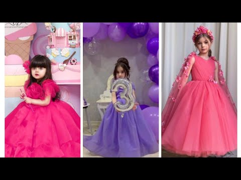 Party dress for kids| Birthday party dress| Maxi  baby dress /Style by Saba