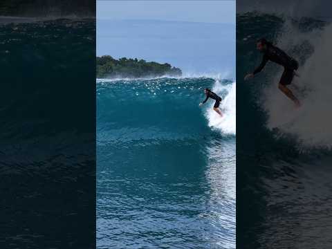 A Super-Clean Wall In Paradise  #surf #surfing #indonesia #sumatra #drone #dji #globalzoo