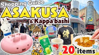 Things to do in Asakusa & Kappabashi / Tokyo Shopping Tour / Japan Travel Vlog