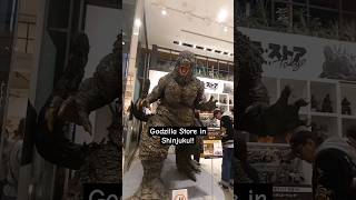 Godzilla Store in Shinjuku, Tokyo, Japan!! huge collection of merchandise. #japan #godzilla