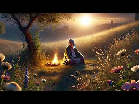 Rumi's Evening Reflections | Peaceful Flute Music in a Tranquil Meadow