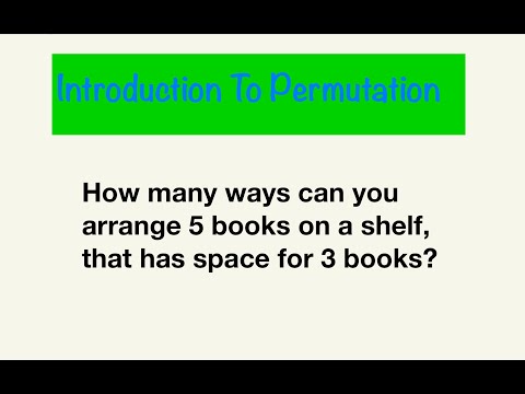 Introduction To Permutation | Algebra