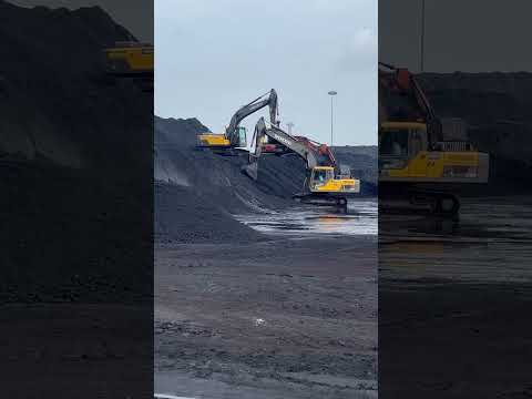 EXCAVATOR WORKS VIDEOS #video #constructionequipment #automobile #reels #youtube #volvo #tata #jcb