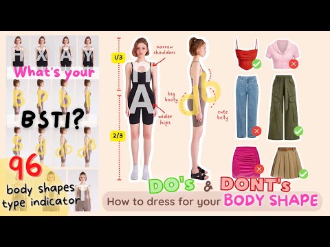 Why I Look Bad in Everything I Wear? How to Dress for Your BODY SHAPE | 96 Body Shape Type Indicator