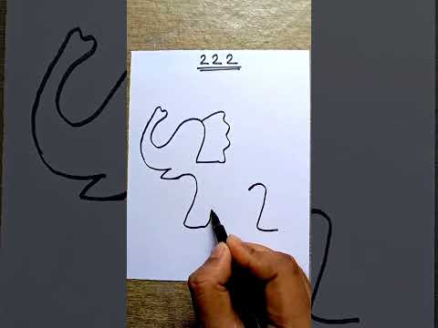 222=elephant drawing #shorts #shortvideo #viralshort #youtubeshorts #elephant  #easyartwithbiplab