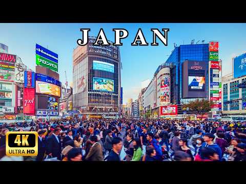 Japan 4K - Land of the Rising Sun | Discover Tokyo, Kyoto, and Beyond 🇯🇵 | 4K Drone Video