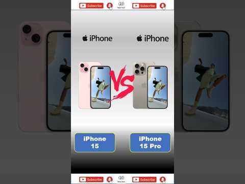 iPhone 15 Vs iPhone 15 Pro | #iphone #iphone15 #iphone15pro #shorts