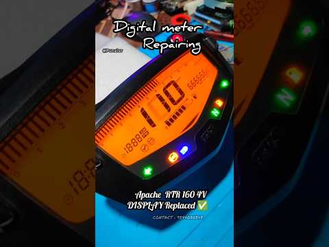 Apache  RTR 160 4V  DISPLAY Replaced ✅