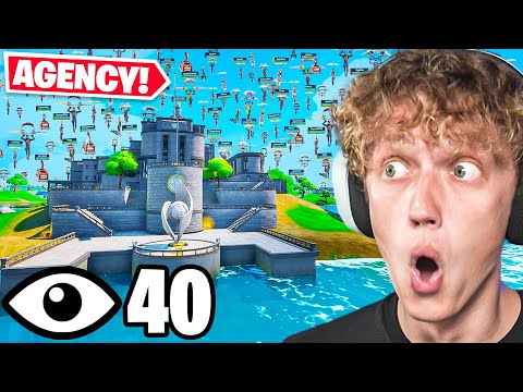 I Got All 40 Players To Land AGENCY In Fortnite Reload! (Chapter 2)