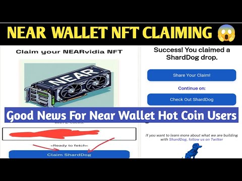 Good News For Near Wallet Hot Coin Users || How To Claim NFT on Near wallet