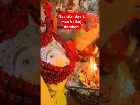 KALKAJI MAA NAVRATRI DAY 2 DARSHAN #kalkajitemple #delhi #delhimetro #viralvideo