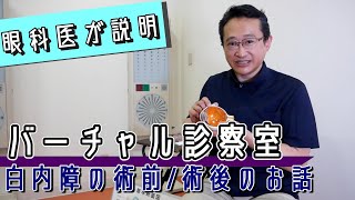 【白内障の術前/術後のお話】バーチャル診察室　新川中央眼科