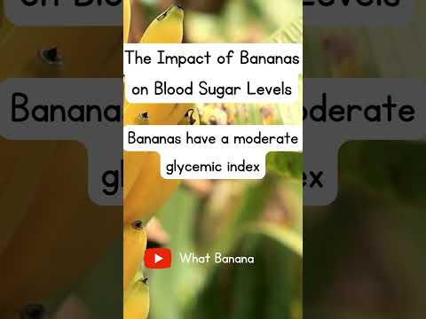 Bananas and Blood Sugar #fruitfuldelights   #bananadelight  #bananafact