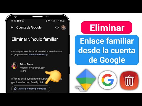 Cómo eliminar Family Link de una cuenta de GOOGLE (2024) | Enlace familiar de GOOGLE