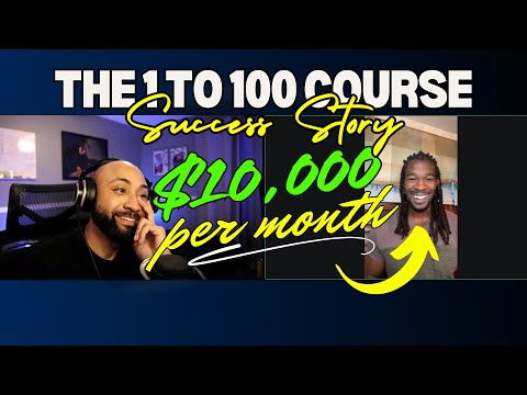 His content made HOW MUCH?! How The 1 To 100 Course changed Deon's life