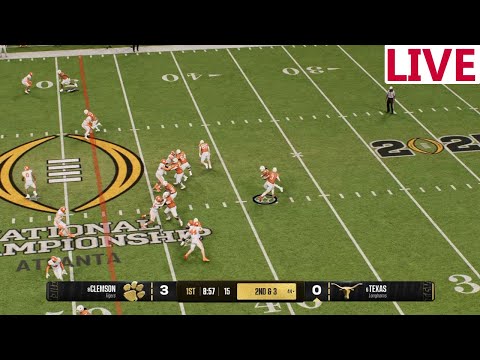 NCAA LIVE 🔴Clemson Tigers vs Texas LongHorns/ NCAA College Football/NCAA BOWLS