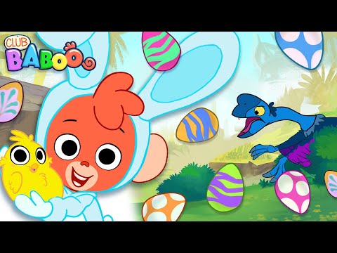 Club Baboo Easter Egg Hunt! Happy Easter! | Find all the Easter Eggs with Baboo and the OVIRAPTOR