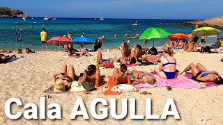 🌍 Cala AGULLA 🏖  MALLORCA island Spain 4k BEACH WALK