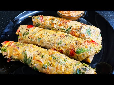 ஒரு  கப் கோதுமை மாவில் Healthy யான breakfast ரெடி | Wheat Flour Onion Dosa / Wheat Dosa