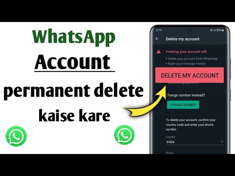 How to delete WhatsApp account I'd permanently