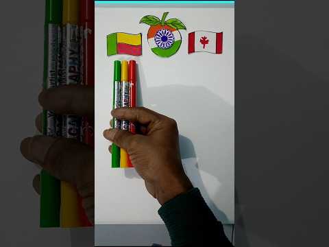 Benin 🇧🇯 Vs India 🇮🇳 Vs Canada 🇨🇦 Flag Warp Scanning | #shorts #shortfeed