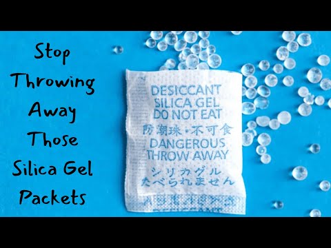 Stop Throwing Away Those Silica Gel Packets