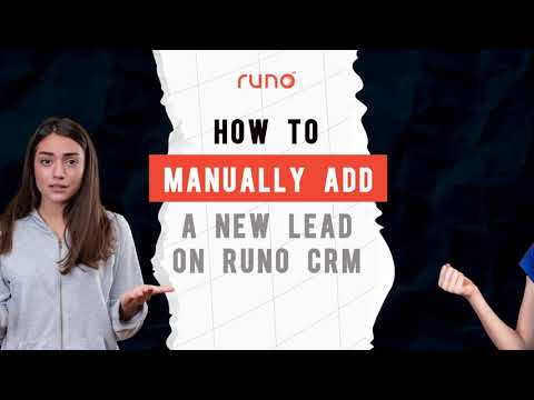 How to add a new lead on Runo CRM | Mobile App | Runo