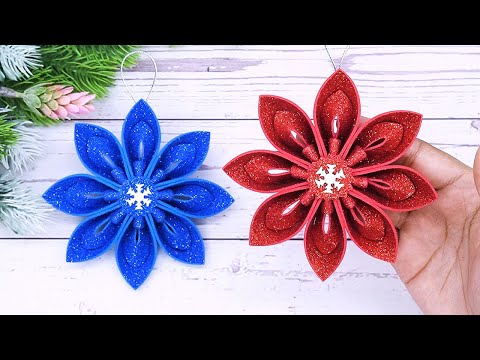 Amazing Snowflakes Ornaments For Christmas Tree Decorations🎄DIY Christmas Crafts🎄