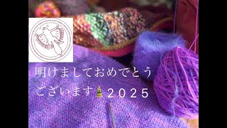 【Knitters Without Borders お知らせ】明けましておめでとうございます㊗️Penguono｜Half& Half Shawl｜ボクササイズで食べた物燃焼