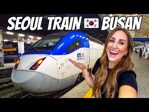 FIRST TIME on Korea’s Fastest Bullet Train 🇰🇷 SEOUL TO BUSAN!