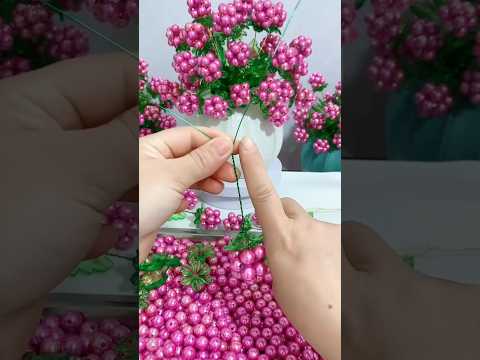 Handmade diy beads flowers #handmade #diy #beads #gift #handmadegifts #flowers #homedecor #diybeads