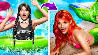 How to Become Mermaid at a Waterpark!