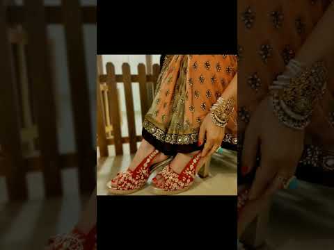 bridal footwear design /bridal sandals for wedding/wedding shoes for bride/ latest bridal footwear