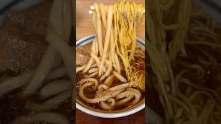 【うどんと中華麺の合盛り大盛りで大満足！】　#japanesefood