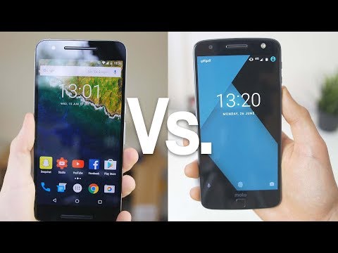 Nexus 6P Vs.  Moto Z (2017)