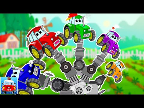 Tractor Finger Family Rhyme & Baby Song for Children