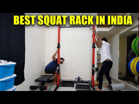 UNBOXING BEST HOME GYM SETUP IN INDIA | Squat Rack | Home Gym Setup | Kannada Vlog #indianfitness