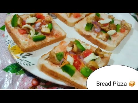 Pizza at home| Bread pizza(ব্রেড পিজ্জা) | #easypizza #pizzalover #pizzaathome #fy #youtube #cooking