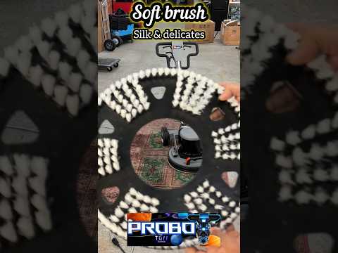 Soft brush for delicates like wool and silk. All can be done with the Probot. Oscillating pad OP