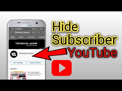 How To Hide Subscriber YouTube Channel | Subscriber Hide Kaise Kare | #TechnicalAasim