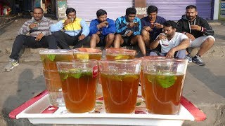 Healthy Lemon Mint Tea Making