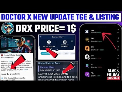 Doctor X Listing Updatel Doctor X Convert Doctor X TGE Update I Ice Network Airdrop Updatel