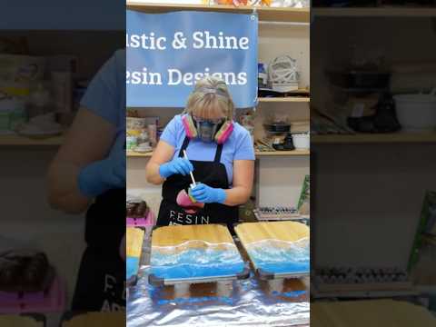 Transform Wood into Waves: Resin Art Workshop with Judy Byer