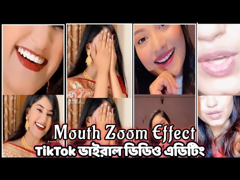 Mouth Zoom Effect Video Editing || TikTok Video Editing || tiktok ভাইরাল ভিডিও এডিটিং || #trending