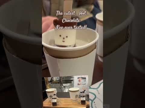 Cutest Hot Choco in Yamagata, Japan #japan #hotchoco #foodtrip #travel