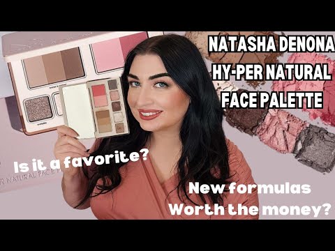 Natasha Denona Hy-per Natural Face Palette review / look Did we need this??? #natashadenona #nd